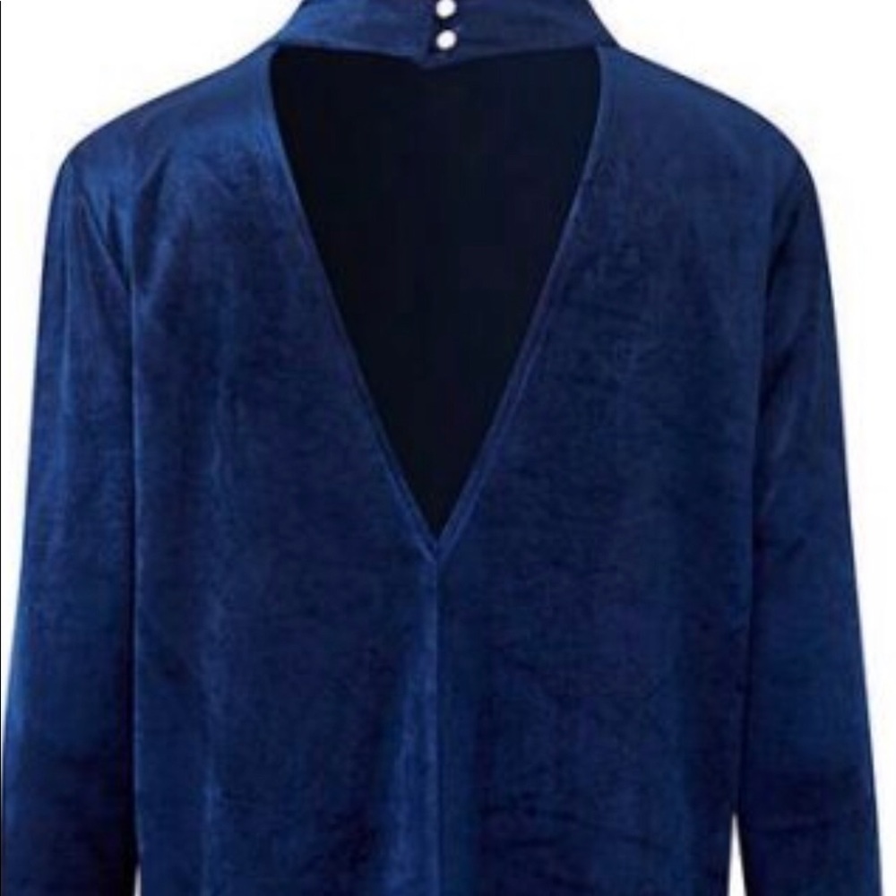 Elegant Blue Women's Top